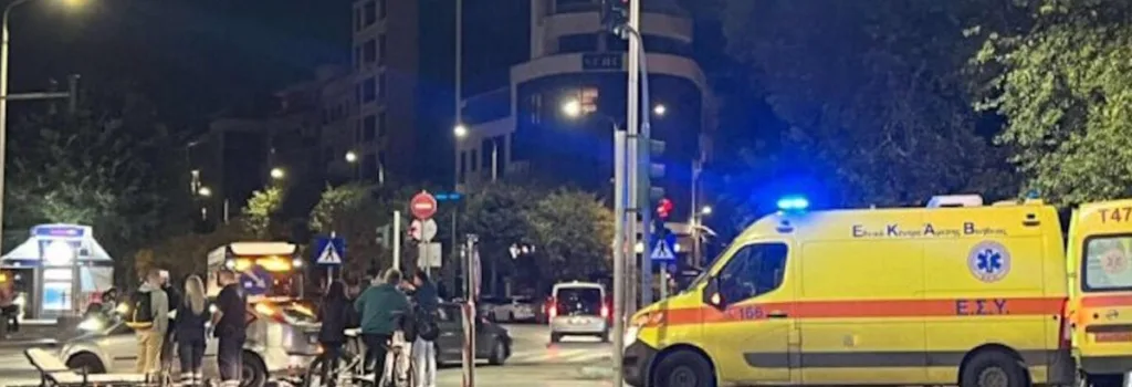 Θεσσαλονίκη: Τροχαίο με πέντε οχημάτα και επτά τραυματίες στην οδό Μοναστηρίου