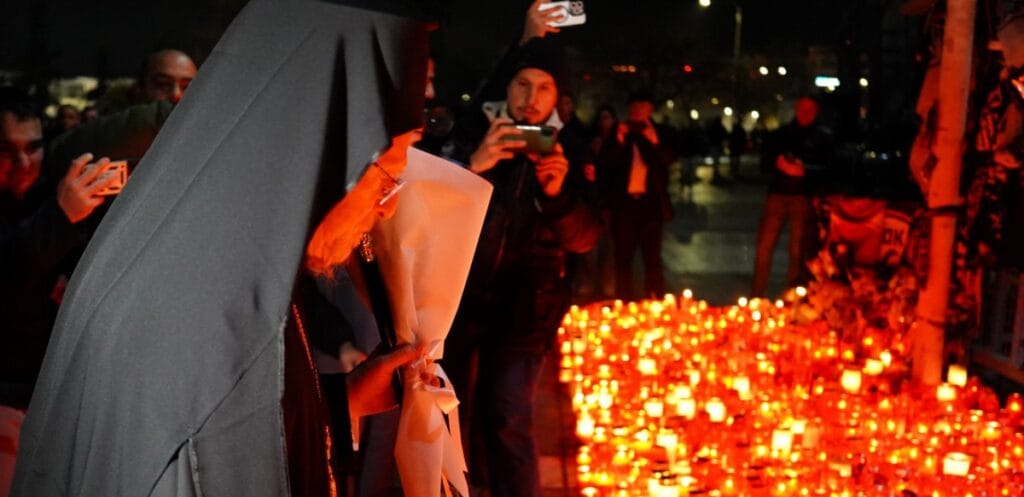 Στο γήπεδο της Τούμπας ο Πατριάρχης Βαρθολομαίος: «Το όνειρό τους είχε τραγική κατάληξη στη Ρουμανία»